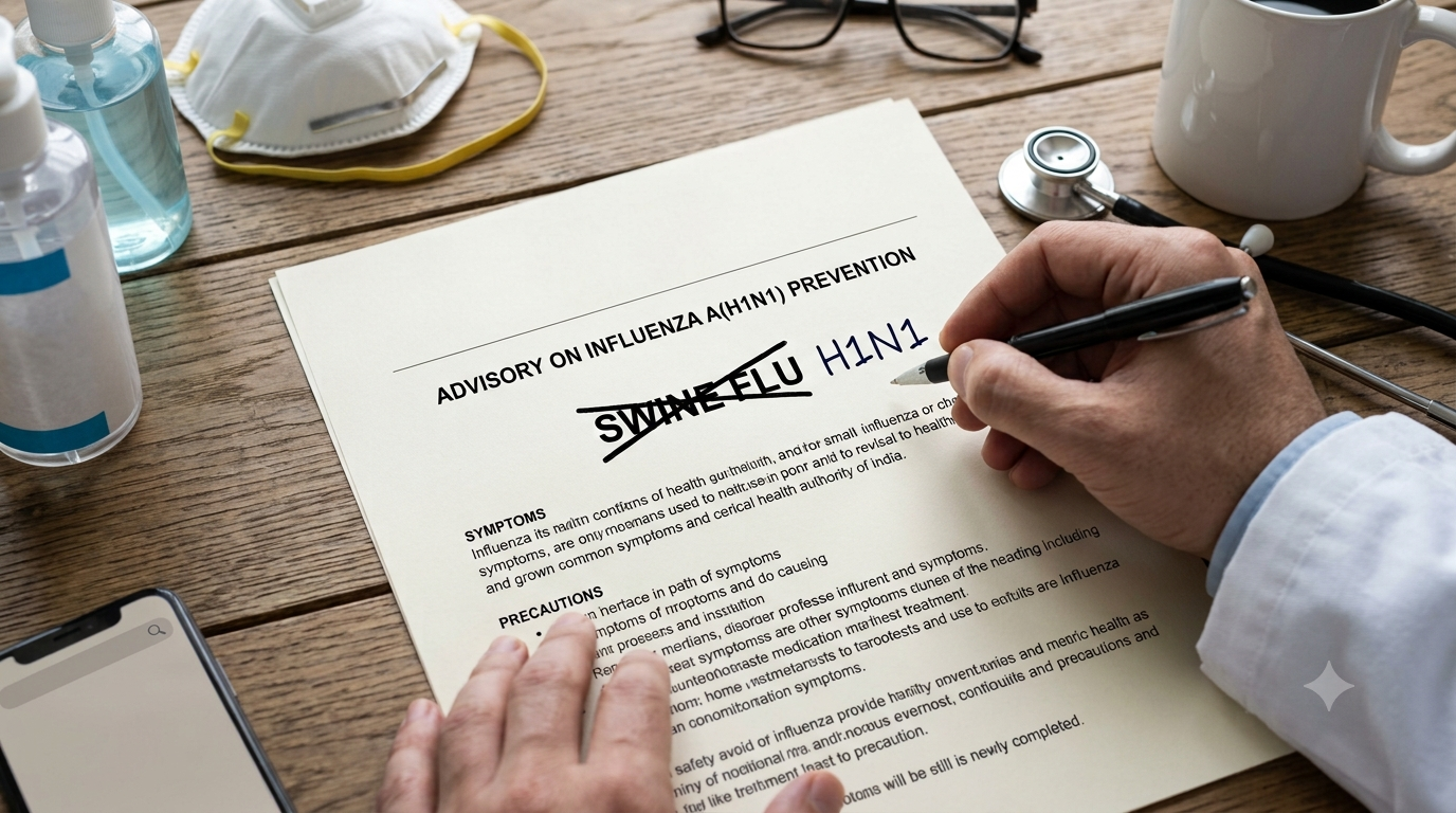 Swine flu is now medically known as H1N1