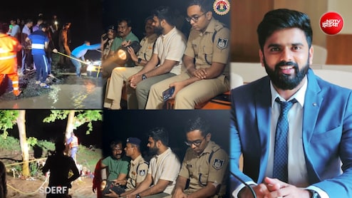 IAS नागार्जुन गौड़ा: उफनती नदी किनारे रातभर डटे रहे, 10 घंटे में बचाई 4 युवकों की जान, देखें VIDEO