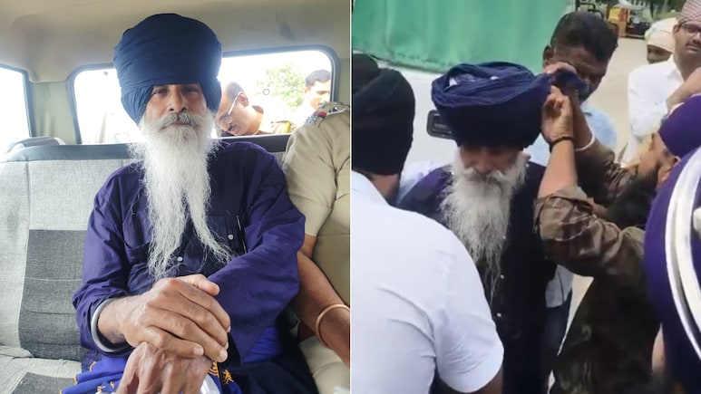 Turban Came Off, Re-Tied: Moment Sukhbir Badal's Attacker Was Arrested