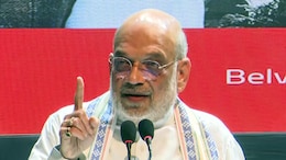 Amit Shah's Mumbai Visit Spans Hindi Conference, Lalbaugcha Raja Darshan