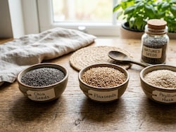 Fibre Types Explained: How Chia Seeds, Flaxseeds, And Psyllium Husk Affect Your Body Differently