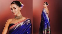 Ananya Panday Looks Regal In Manish Malhotra's Paithani Saree