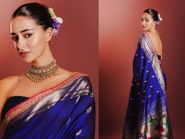 Ananya Panday Turns Maharashtrian Mulgi In Handwoven Manish Malhotra Paithani Saree
