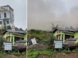 Gone In Seconds: Nagaland Government Building Collapses Due To Landslide