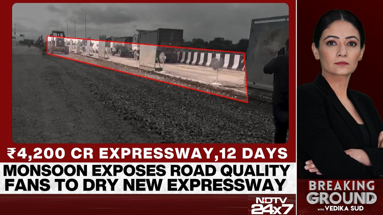 ₹4,200-Crore Expressway Develops Cracks In Days, Viral Repair Video Sparks Questions