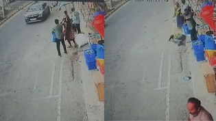 Speeding Car Mows Down Man In Karnataka, Locals Catch Driver