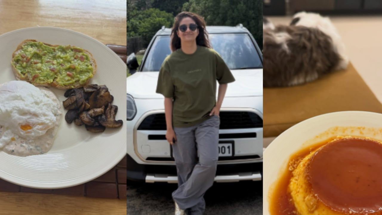 Keerthy Suresh Enjoys Turkish Eggs, Mushrooms With Sourdough Toast