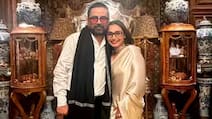 Rani Mukerji Keeps It In A Cream Silk Saree At Sabyasachi's Delhi Store Launch