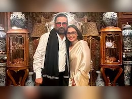 Rani Mukerji Keeps It Elegant In A Cream Silk Saree At Sabyasachi's Delhi Store Launch