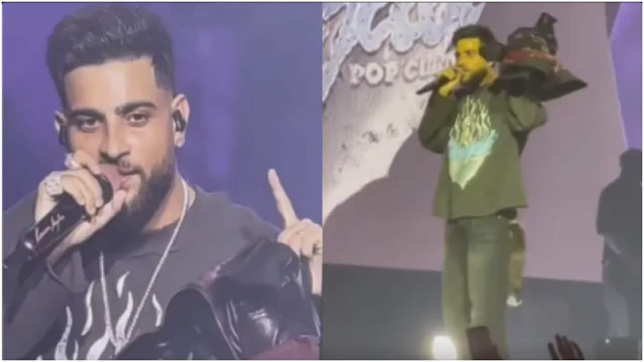Karan Aujla Loses Cool At Adelaide Concert After Fan Throws Jacket On Stage