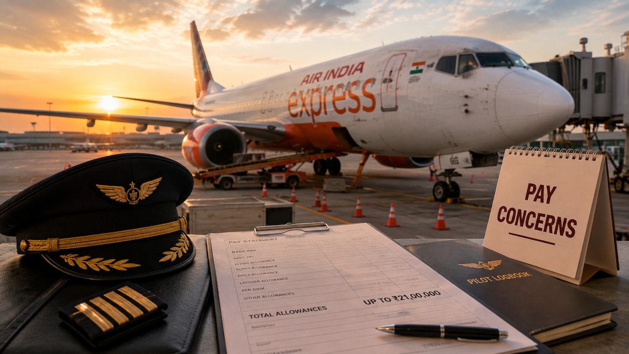 40 Vs 70 Hours: Air India Express Pilots Flag Income Security Under Revised Salary Offer