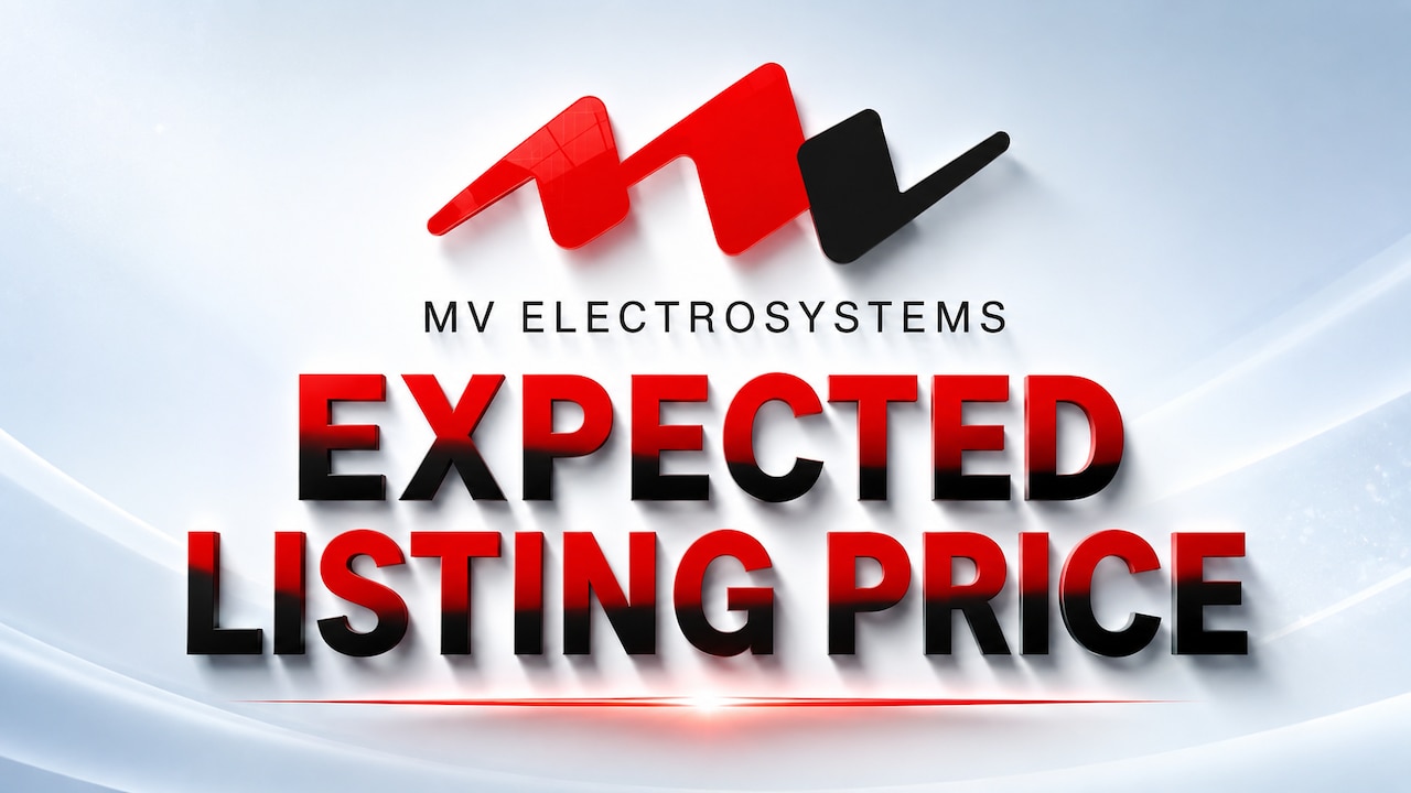 MV Electrosystems Expected Listing Price Today: Latest GMP Hints At 24% Listing Premium Ahead Of Aug. 6 Debut