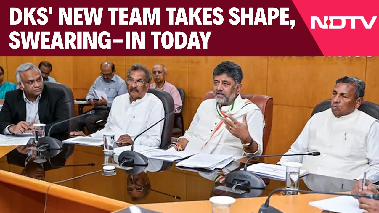 NDTV Accesses 20 Names Part Of DK Shivakumar Cabinet Expansion In Karnataka