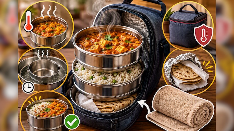 टिफिन में खाना दोपहर तक हो जाता है ठंडा? बस 4 आसान ट्रिक्स रखें याद, घंटों रहेगा गर्म