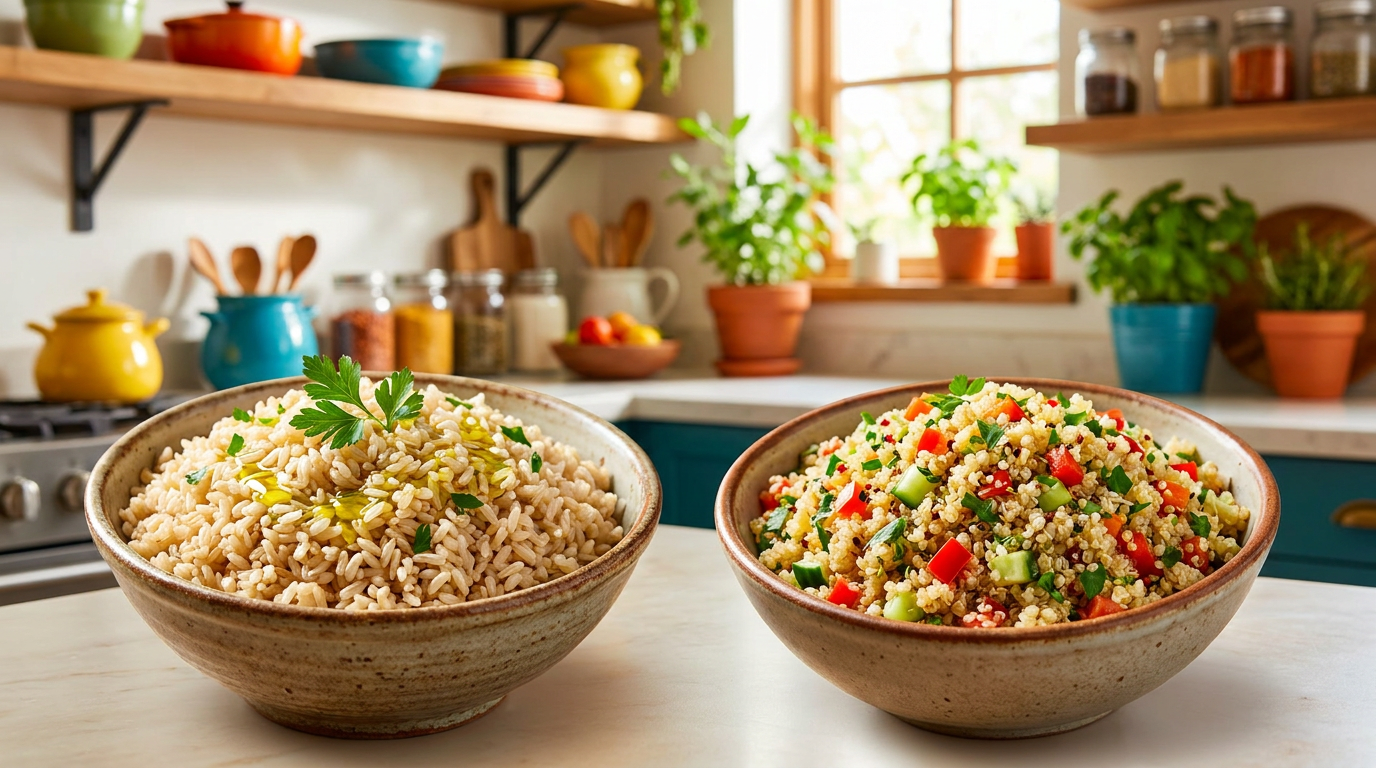 Brown Rice vs Quinoa: Which Has More Fibre?
