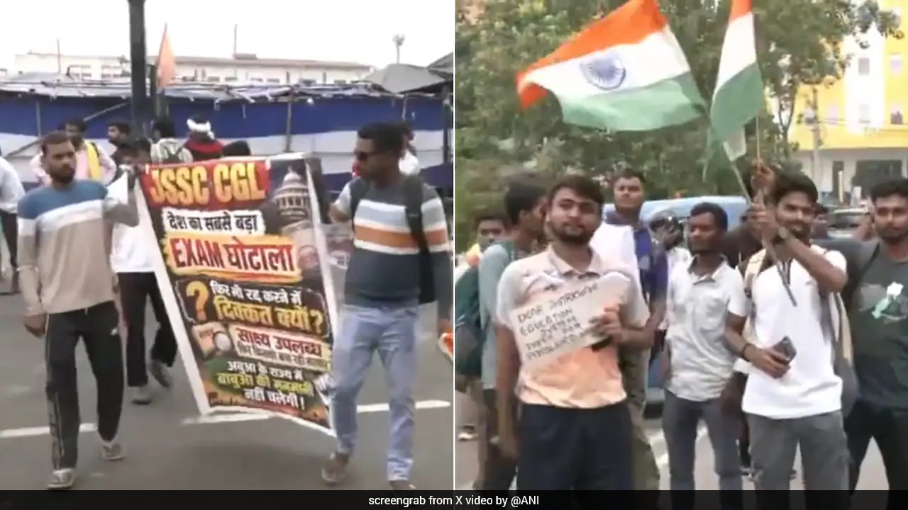 Students March To Jharkhand Assembly As Protest Enters Day 17