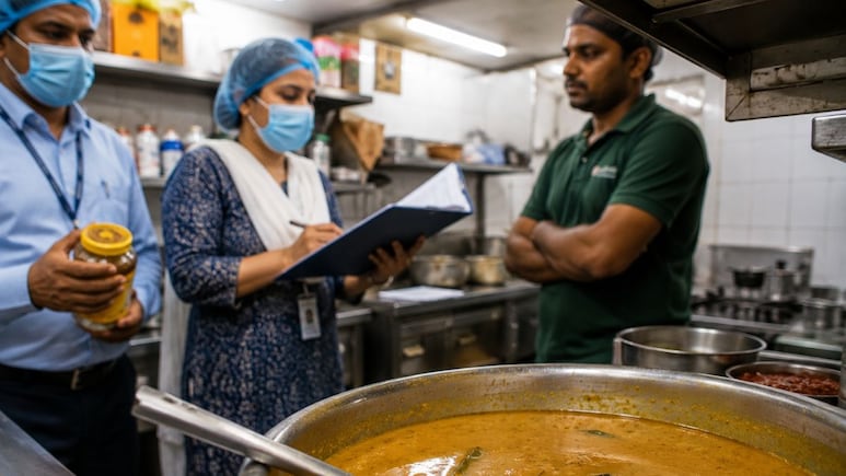 Cockroach in Sambar Complaint: Health Department Raids Mangaluru Hotel, Issues Notice