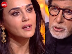 बंटवारा 1947 एक्ट्रेस प्रीति जिंटा से केबीसी में अमिताभ बच्चन ने की शिकायत, कहा- नहीं करतीं रिप्लाय