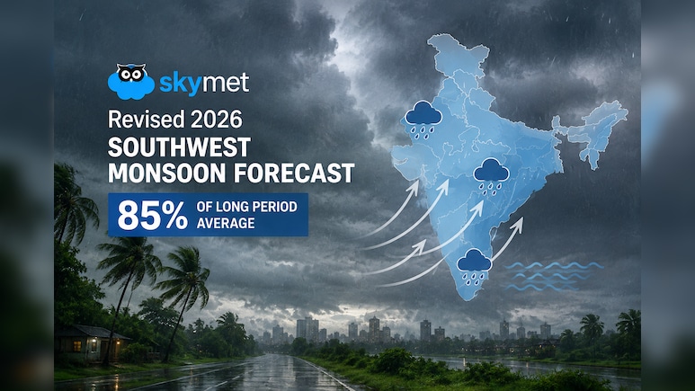 Skymet Revises 2026 Southwest Monsoon Forecast To 85% Of Long Period Average