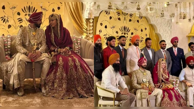 KKR के रमनदीप सिंह ने इस एक्ट्रेस से रचाई शादी, अर्शदीप सिंह ने शेयर की तस्वीरें, देखें Photos