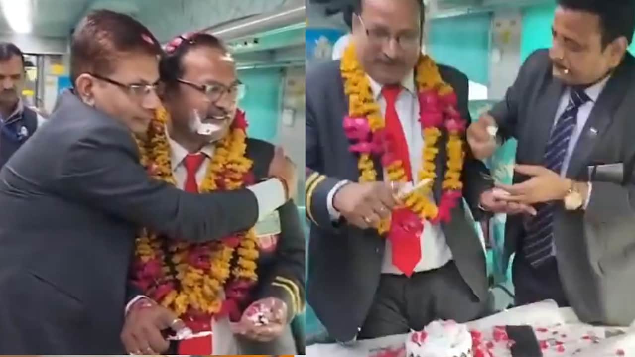 हनीमून के बाद अब ट्रेन में बर्थडे सेलिब्रेशन, शताब्दी एक्सप्रेस के कोच के अंदर काटा गया केक, रेलवे ने शुरू की जांच