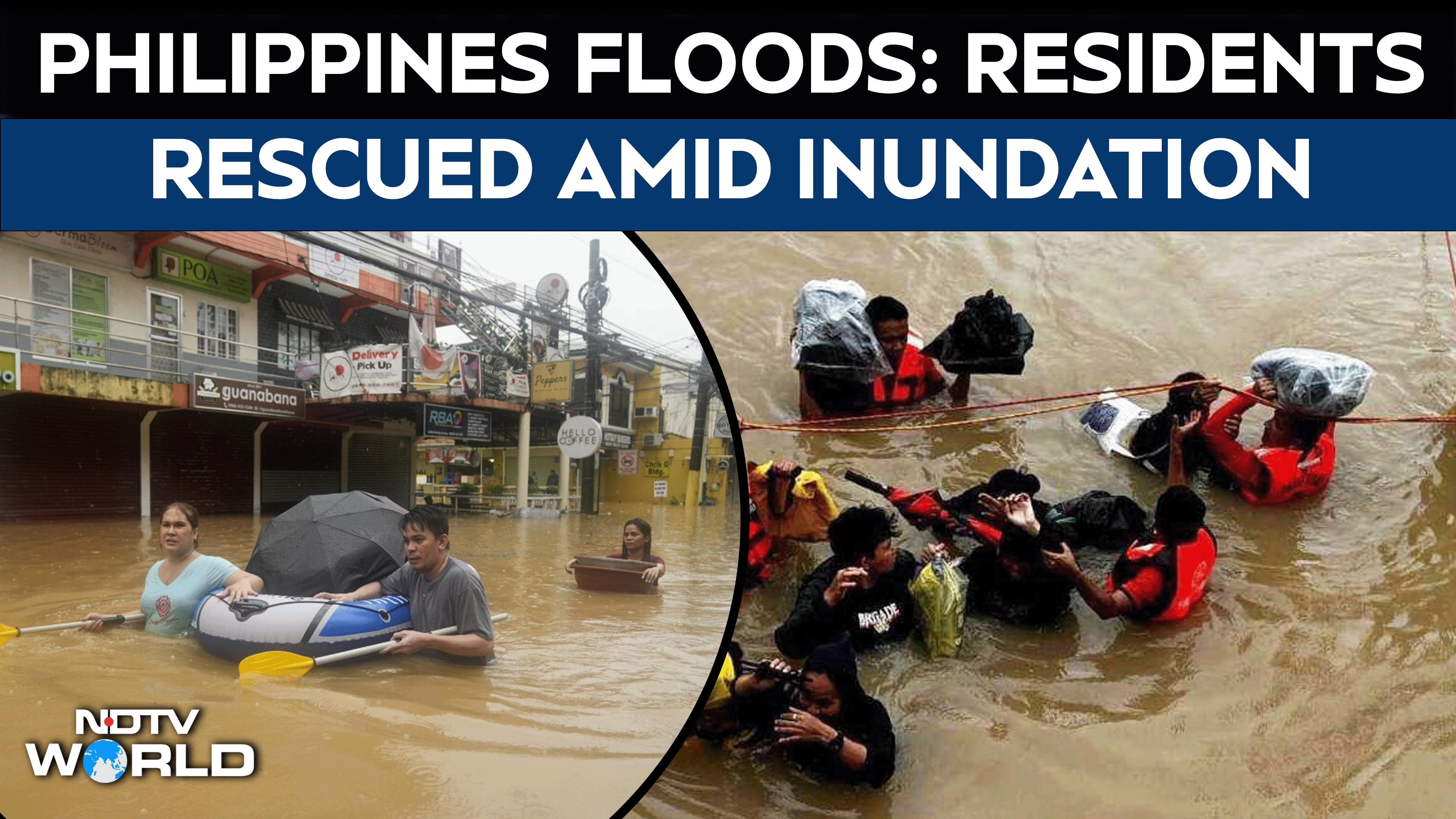 Philippines Floods | Philippine Authorities Rescue Residents as Floods Inundate South Of Manila