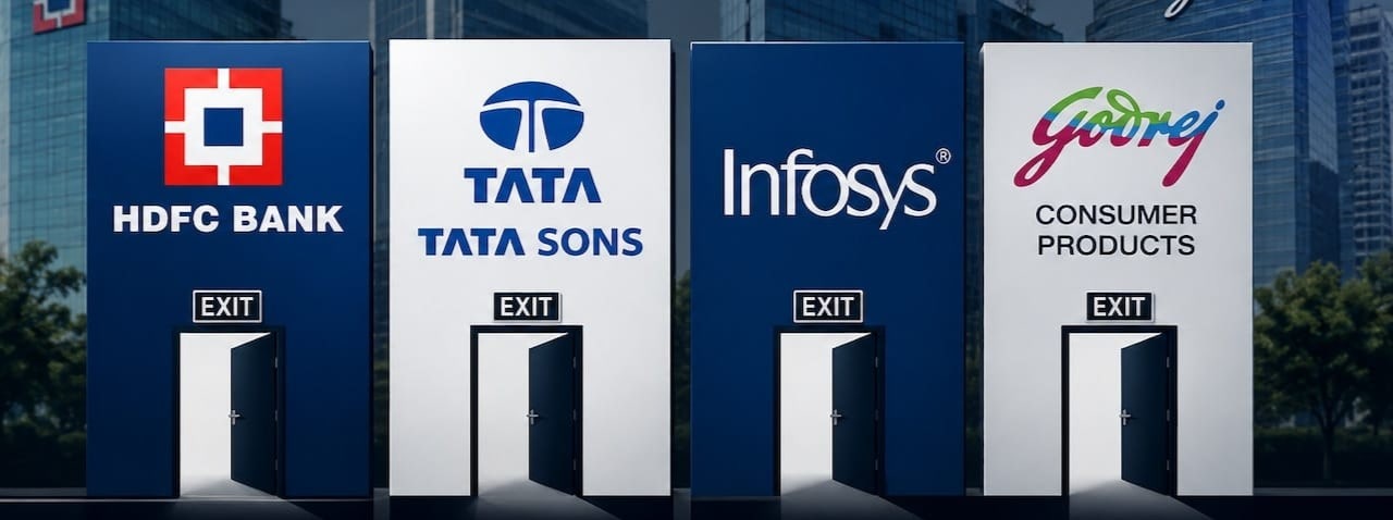 India’s major firms announce key 2026 leadership exits across banks, IT, and consumer sectors