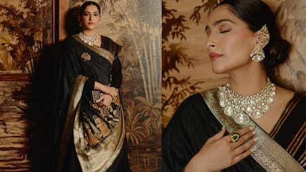 Sonam Kapoor Pairs 'Pichwai' Dupatta With Anarkali And Heritage Jewellery