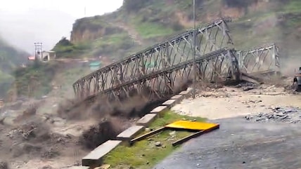 Uttarakhand Cloudburst Washes Away Key Bridge Near India-China Border