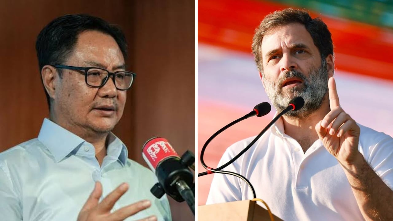 After Rahul Gandhi's "Want Debate In Parliament" Demand, Kiren Rijiju's "Don't Run Away" Swipe