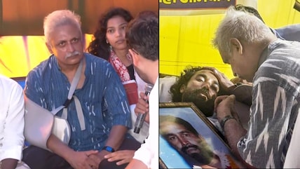 Bollywood Actor Piyush Mishra Joins Jharkhand JPSC-JSSC Aspirants' Protest In Ranchi