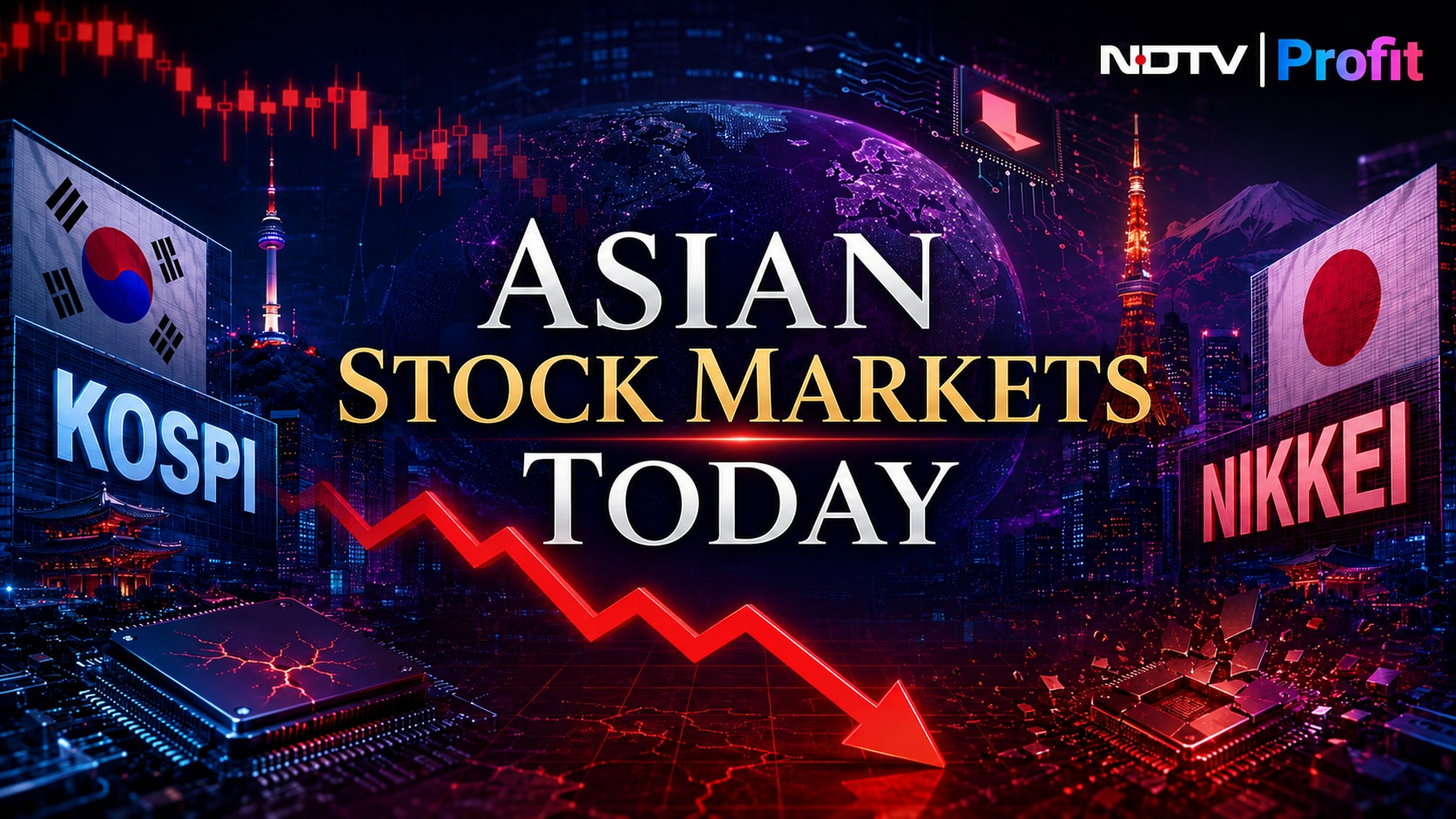 Asia-Pacific stocks mostly fall as crude oil prices and inflation worries weigh