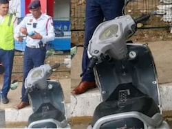 Gurugram Scooter Rider Shocked By Rs 1 Lakh Pending Traffic Fines