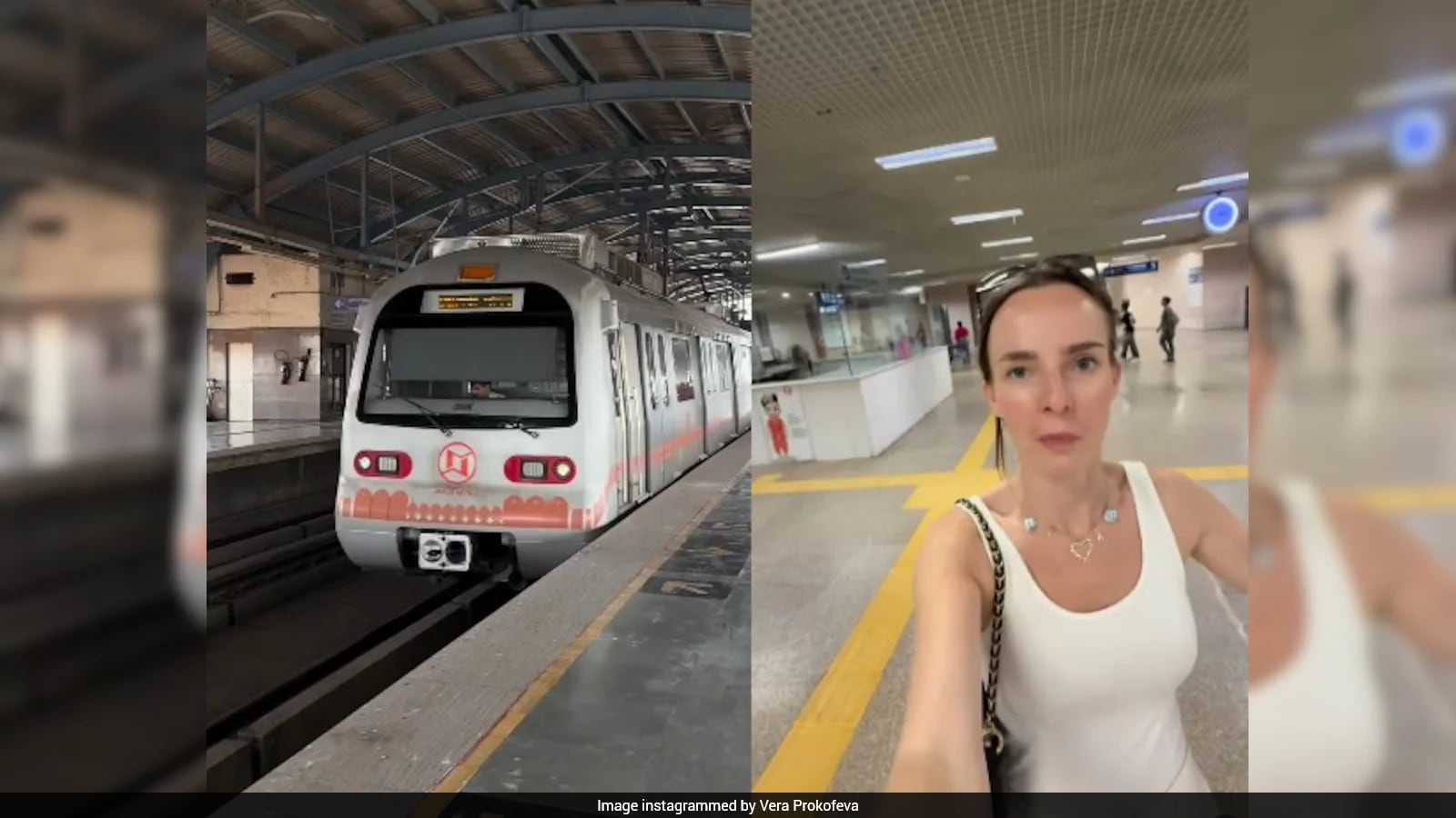 Russian Woman Rates Jaipur Metro Experience Highly, Compares It to Dubai Metro