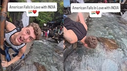 Video: American Tourist's Reaction To India's Natural Drinking Water Has The Internet Talking