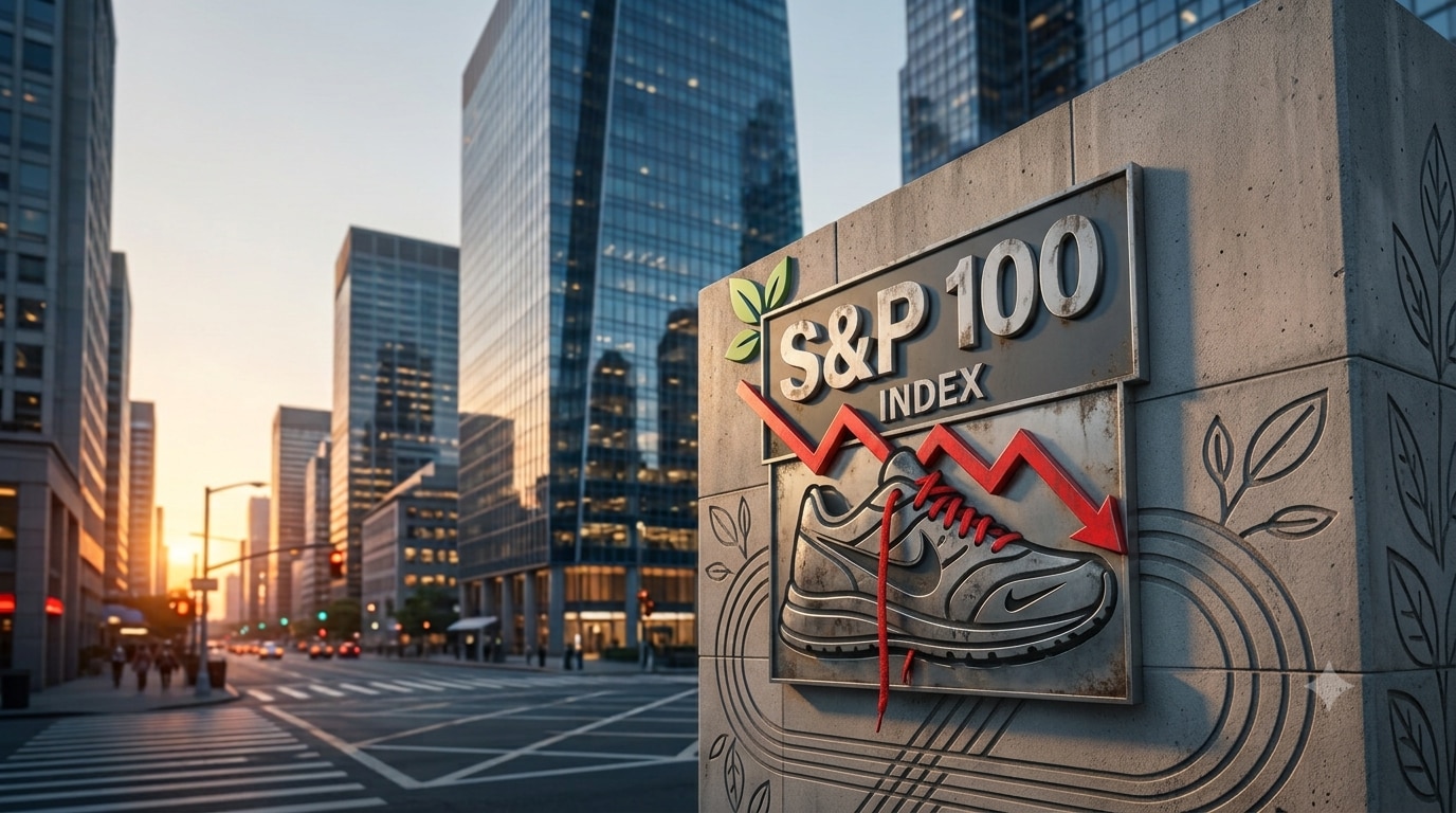 Nike removed from S&P 100 after 18 years
