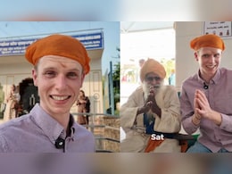 Video: Foreigner Visits Gurudwara Bangla Sahib In Delhi, Learns Hindi And Punjabi Lessons On Site
