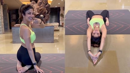 Shilpa Shetty Practises Supta Vajrasana In Viral Video, Shares Its Benefits