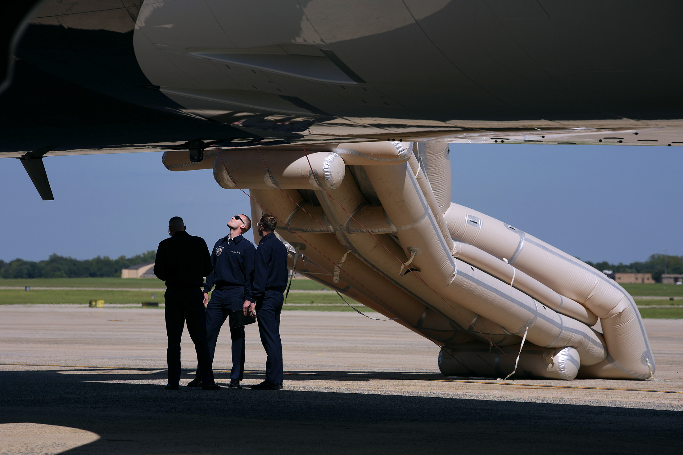 Air Force One Slide Accidentally Deployed, Delaying Trump Trip