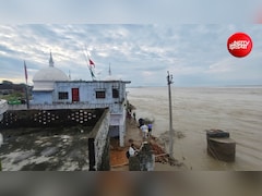 बाराबंकी में सरयू का कहर: नदी में समाई 150 साल पुरानी मस्जिद और 35 मकान, मंदिर के मुहाने पर पहुंचा पानी