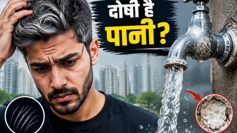30-35 की उम्र में सफेद क्यों हो रहे हैं नोएडा वालों के बाल? कहीं हार्ड वॉटर तो नहीं जिम्मेदार