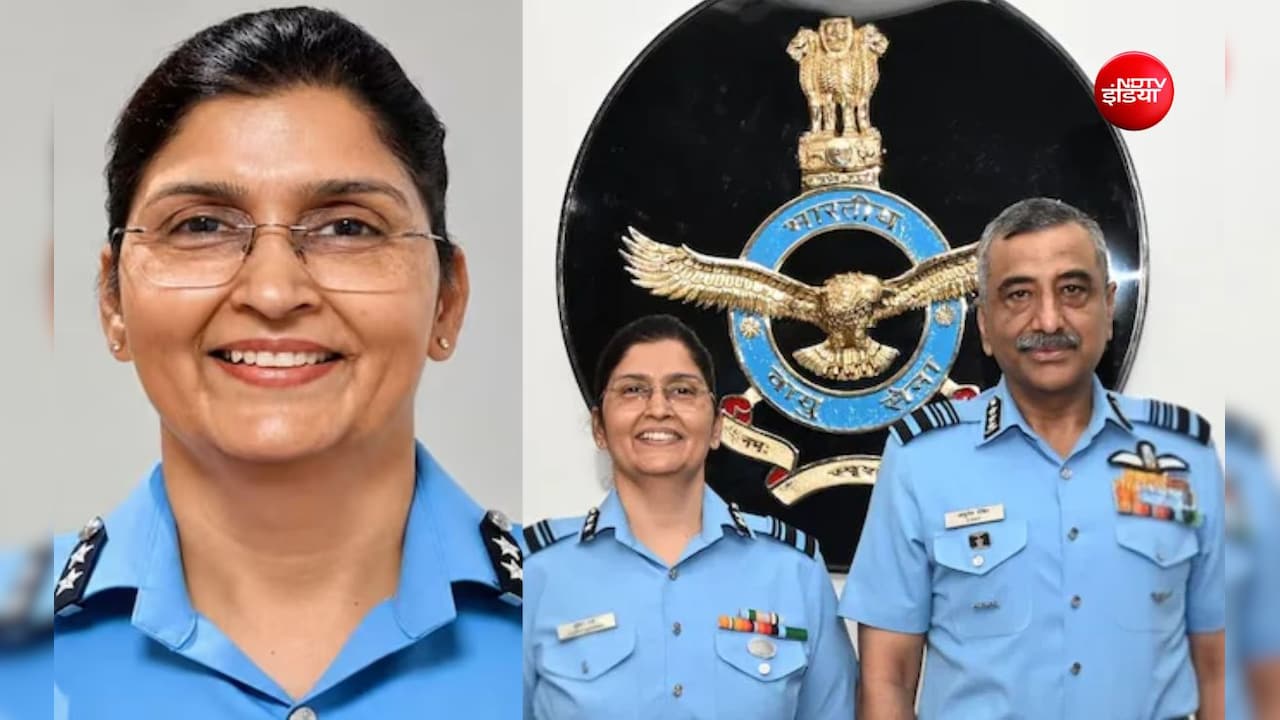 शक्ति शर्मा ने IAF में रचा इत‍िहास: टू-स्टार रैंक वाली पहली मह‍िला अफसर, कभी संभाली सैनिक स्कूल की कमान