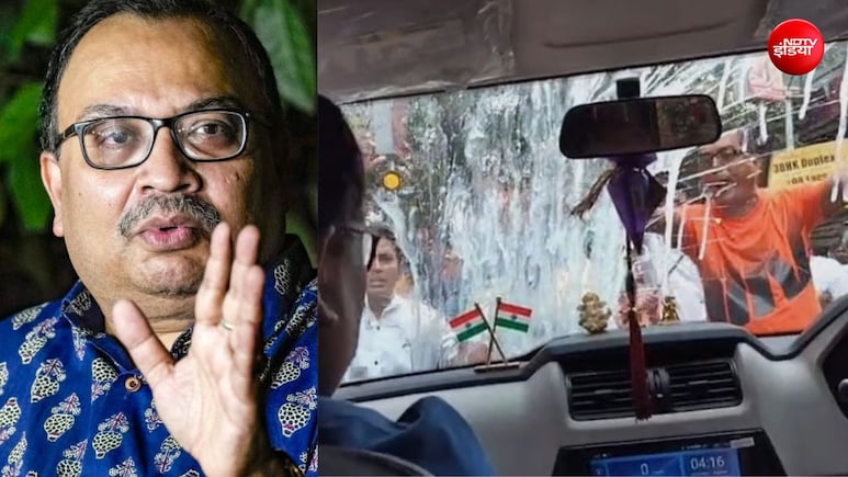 ममता बनर्जी की बैठक में जा रहे TMC विधायक कुणाल घोष पर हमला, गाड़ी पर मारे अंडे, शीशे तोड़े