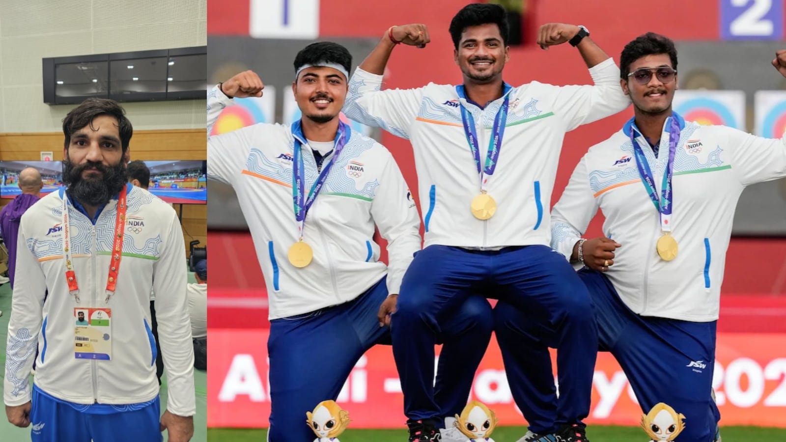 Asian Games 2026 Day 11 LIVE Updates: Afters Archers Hat-Trick Of Gold, Wrestler Sunil Kumar Wins Bronze