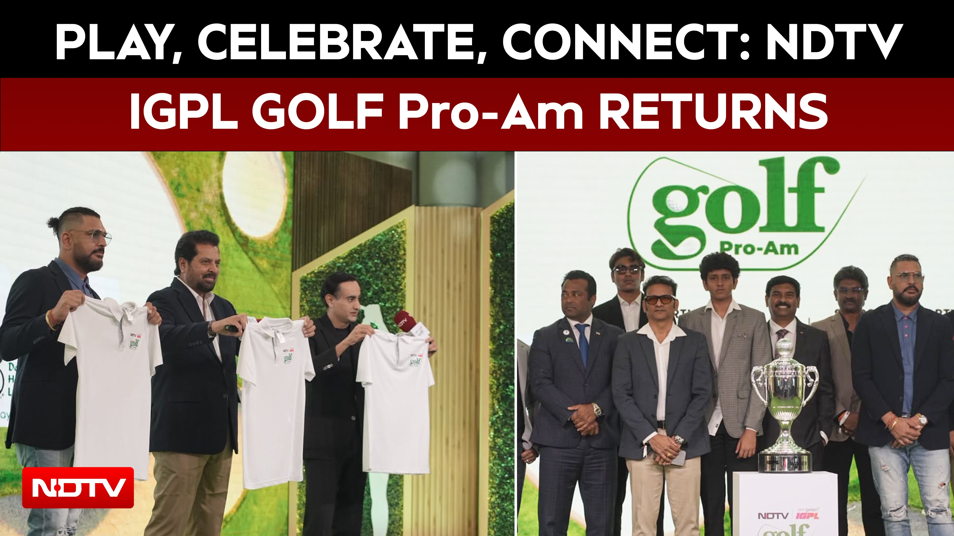 NDTV IGPL Golf Pro-Am Season 2 Tees Off With Sporting Icons And Corporate Leaders