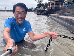 Video: Japanese Ambassador Takes 3 Ganga Dips During Janmashtami, Calls It 'Unforgettable'