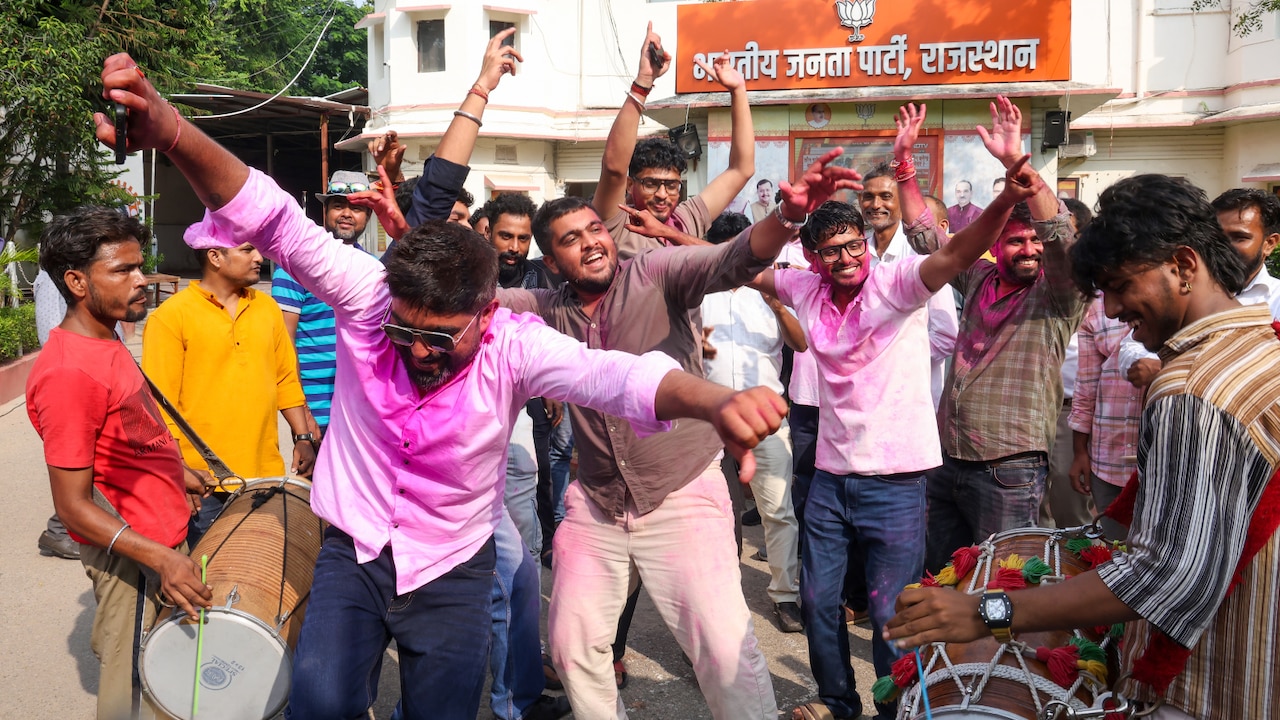 BJP Emerges Ahead Of Congress In Rajasthan's Urban Local Body Polls