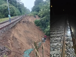 Train Services To Mizoram Suspended After Landslide Hits Rail Track In Assam