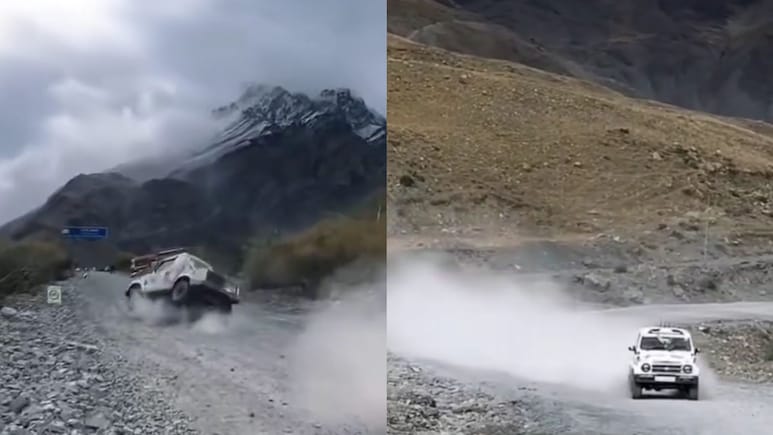 Rallyist Phoebe Avoids Crashing Her Maruti Suzuki Gypsy During Rally Of Himalayas: Video