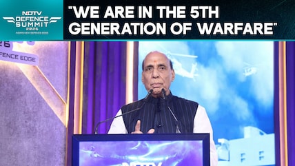 Rajnath Singh At NDTV Defence Summit: "We Are In 5th Generation Of Warfare"
